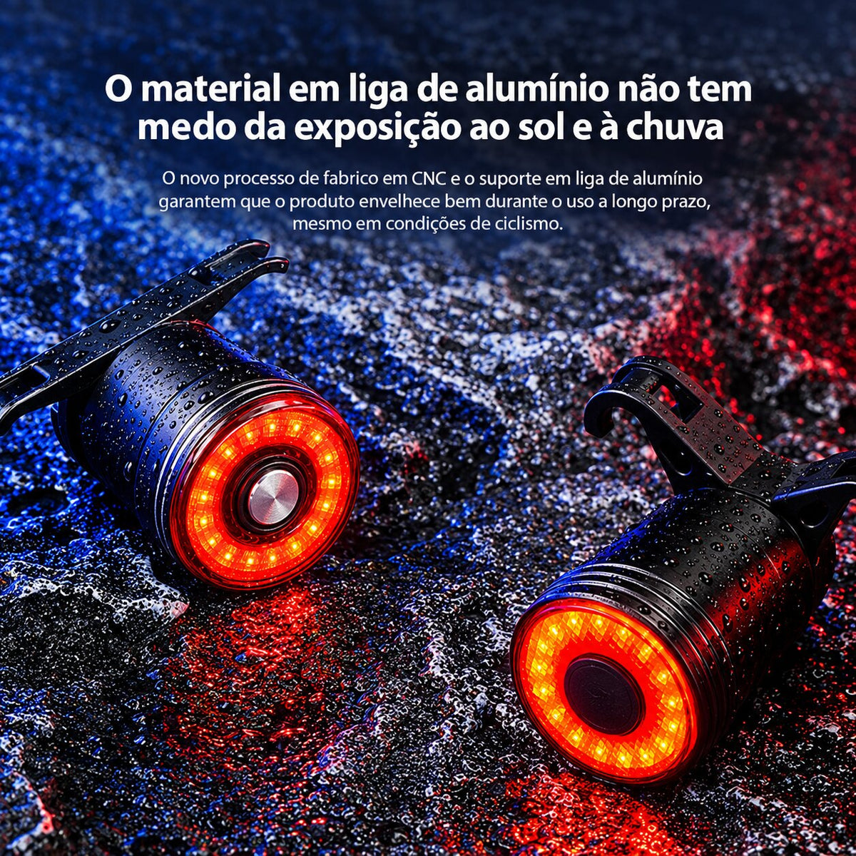 Luz traseira com sensor inteligente