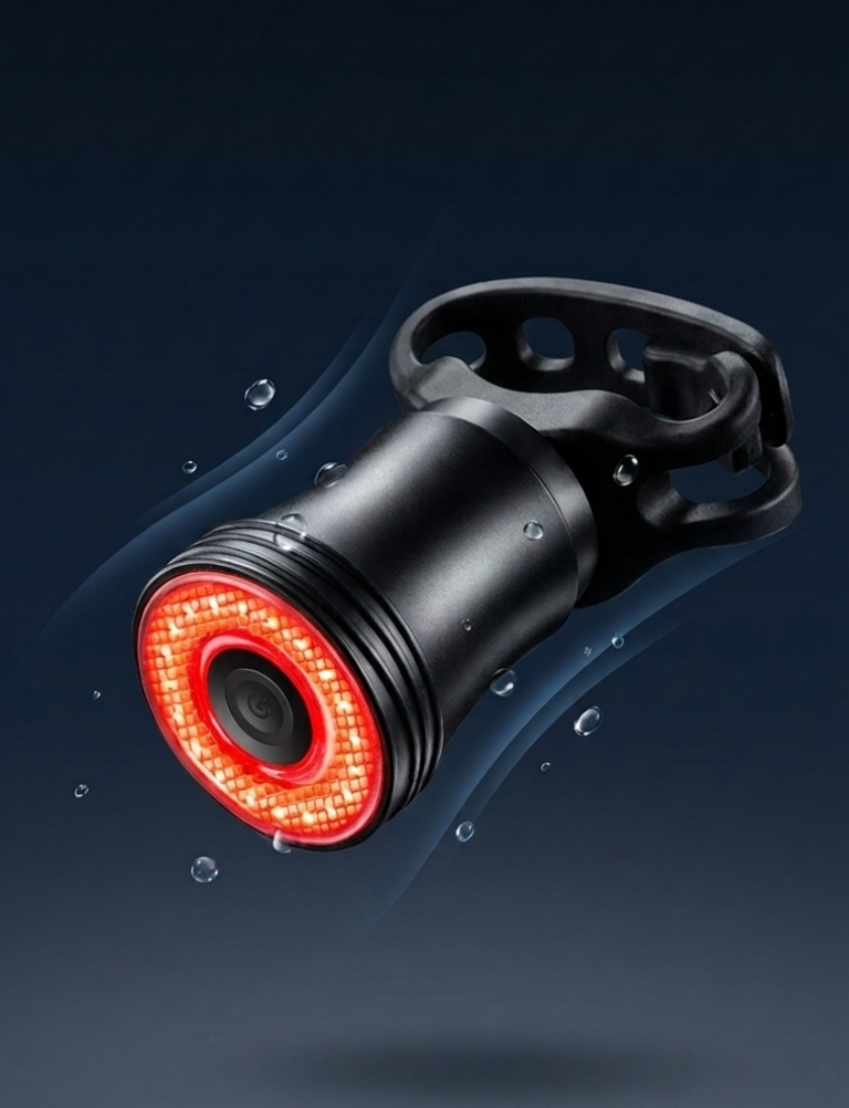 Luz traseira com sensor inteligente
